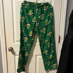 Green Grinch Christmas Pj Pants